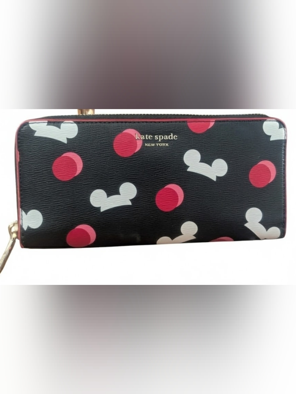 Kate Spade New York Disney Parks x Mickey Mouse Ear Hat Large Wallet